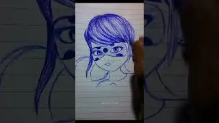 Can You Guess Who This Is? 🐞✨ | Pen Drawing Challenge