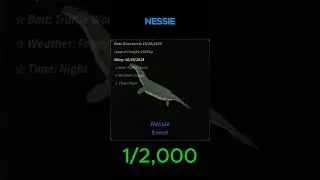 The Rarest Fish In FISCH| ROBLOX  #roblox #fishing #fisch