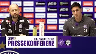 Live: PK vor Austria Wien - SK Sturm Graz (Stephan Helm, Tin Plavotić) (12/2025) #faklive #violatv