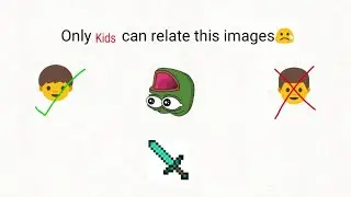 Only kids can relate this images👦 #minecraft #amongus #roblox #mousify