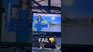 Meteorologist Green Screen Test! #meteorologist #weather #fails #greenscreen