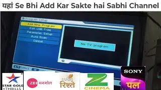 Dd Free Dish New Channel Setting Karen, DTH Frequency channel setting kaise karen, DD Free Dish 