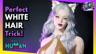 How to Get White Hair in Once Human | Step-by-Step Tutorial | Character customization