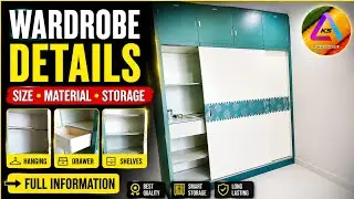 Wardrobe❤ Design|| How to make Sliding doors Wardrobe? #ksfurnitureideas #Wardrobe