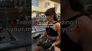 🩸Training according to your menstrual cycle🩸 #fitness #workouttips