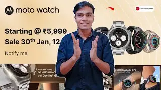 Moto Watch - Launching on 30th Jan !!! All New Features & Specs | Moto | moto watch