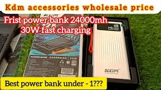 KDM accessories wholesale price | Mobile accessories wholesale price | Kdm power bank