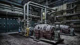 Fabrika Makineler &Ccedil;alışma  Arka Plan Sesi Y&uuml;ksek Kalite HD ASMR