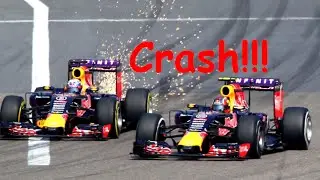 F1 2016 Spain Full Race Highlights Crash