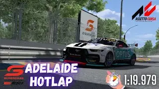 Assetto Corsa | BCRC Gen3 V8 Supercar Hotlap | Adelaide Street Circuit - 1:19.979 + Setup 👇👇