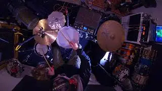 CP Artist Chris Georgenes with Hex Stax, Hyper-Sphere Bass Drum Beater and Groove Chain-ger