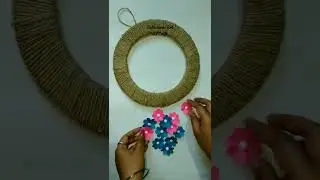 Diy wall hanging craft #shorts #youtubeshorts #viral #diy #wallhanging