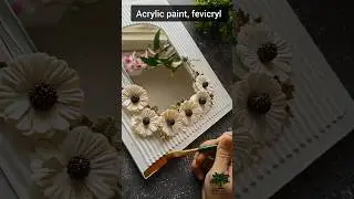 Textured Art Wall Mirror 😍 #youtubecreators #youtubeshorts #youtubeindia #shortsindia #texturedart