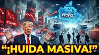 Estados Unidos en crisis: la estampida empresarial hacia Canad&aacute; provoca la ira de Trump