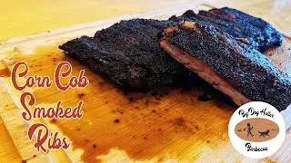 Corn Cob Smoked Ribs on the Weber Smokey Mountain | Big Dog Holler Barbecue