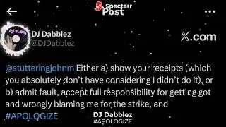 DJ Dabblez - #APOLOGIZE