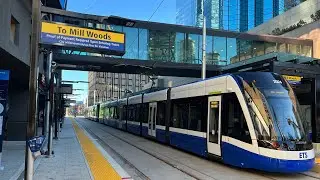 EDMONTON VALLEY LINE LRT SKYTRAIN FULL RIDE