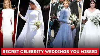 Secret Celebrity Weddings You Totally Missed &ndash; Hidden A-List Marriages Revealed!