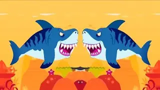Baby Shark || Megalodon Hunt Baby Shark Family Effects 