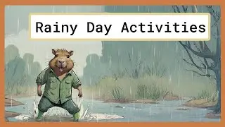 Improve your ENGLISH Skills | Rainy Day Activities | Listening & Speaking Practice | Easy English