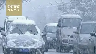 Snowstorms sweep across north China