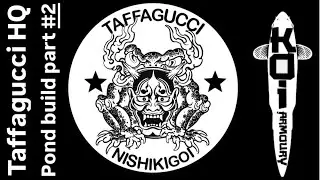 Taffagucci HQ pond build part 2 Come join me making my dream koi HQ 
