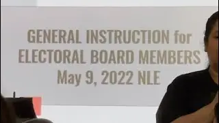 GENERAL INSTRUCTION FOR ELECTORAL BOARDS 2022 part 3 (issues to be address)