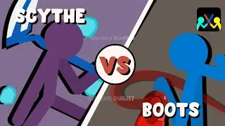 Supreme Duelist Stickman Animation: Scythe vs Boots