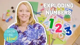 123 Preschool Crafts | Exploding Numbers | Show Me How Parent Videos
