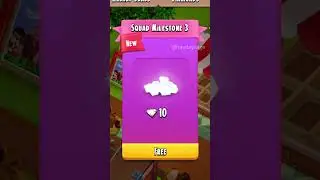 HAY DAY FREE DIAMONDS 🆓💎 Squad Busters Pre-Order Milestone 3 Reward! 😁 #hayday #haydaydiamonds