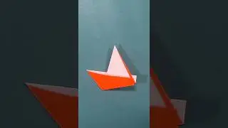 easiest paper boat origami😱😱😱 #craft #easy #origami #papercraft #trendingshorts #craftideas #30sec