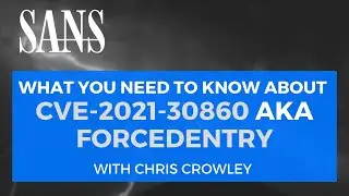 Что вам нужно знать о CVE-2021-30860, также известной как FORCEDENTRY, с Крисом Кроули