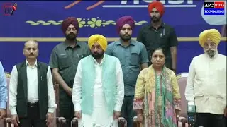 CM Bhagwant Mann during Dr  B R  Ambedkar Jayanti celebrations at Pbi  University, Patiala