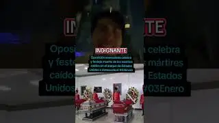 INDIGNANTE Oposici&oacute;n venezolana celebra y festeja muerte de los m&aacute;rtires ca&iacute;dos en el ataque de EEUU