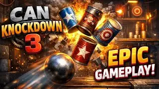 Can Knockdown 3 || ASMR With Perfect Aim