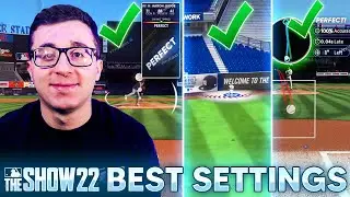 BEST Settings For MLB The Show 22 (Hitting, Pitching & Fielding) From A WORLD SERIES Player!