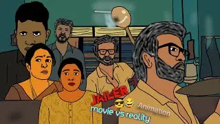 Jailer movie vs reality | 2d animation |Super Star Rajinikanth | kkcartoon750 |