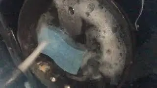 Me Washing a Pan and Spatula One-handed