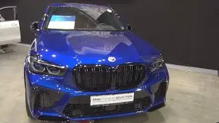 BMW X5 M Marina Bay Blue Metallic Car (2022) Exterior Walkaround