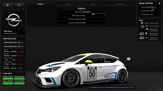 RaceRoom Racing (Nordschleife) leaderboard challenge Opel Astra TC - 8.44.750s + SETUP
