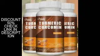 Turmeric Curcumin - Supports Joint Inflammation, Antioxidants, Promotes Brain Cognition and Digestiv