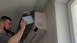 Монтаж кондиционера-бризера / установка сплит-системы с притоком воздуха Новосибирск