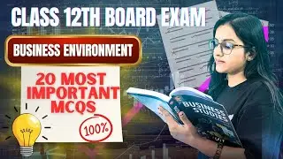 Most Important MCQs in Business Studies Exam | Business Environment | Class 12 Board #class12 