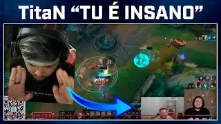 TitaN reagindo ao CLOV&Atilde;O jogando de Ezreal