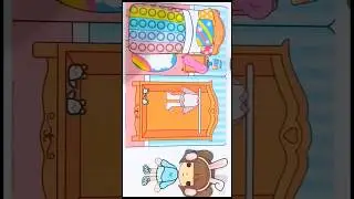 bonecas toca life boneca de papel | criando minha boneca de papel #shorts #tocaboca #tocalife #diy