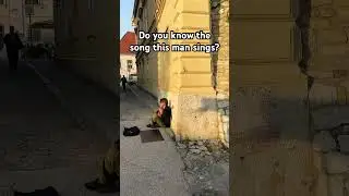What song is the street musician singing in Zagreb #travel #vlog #song #street #music #trip #crotia