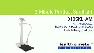 3105KL-AM Heavy-Duty Antimicrobial Platform Scale | Health o meter&reg; for Acute Care