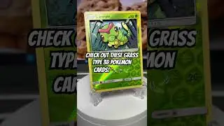 Grass Type 3D Pokemon Cards 🐛🐢🍃 #pokemoncards #pokemontcg #pokemon