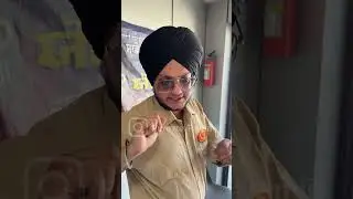ATM Security Guard 💂🤣    #youtubeshorts #panjabicomedy #shorts #atm #securityguard #funnyshorts