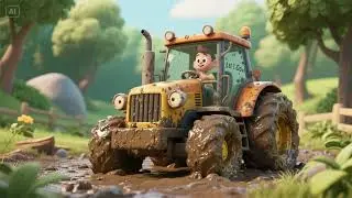 Muddy Tractor, Let&rsquo;s Go Explore | Farm Adventure Song for Kids
